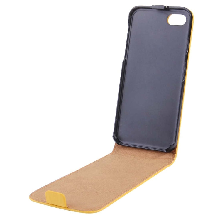 For  iPhone 8 & 7  Vertical Flip Genuine Split Leather Case