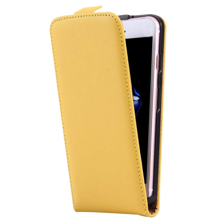 For  iPhone 8 & 7  Vertical Flip Genuine Split Leather Case