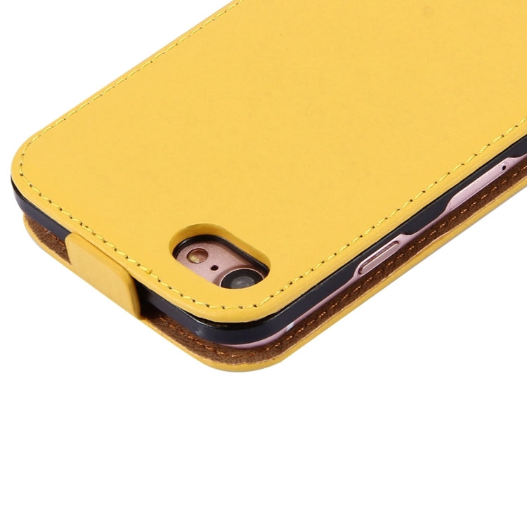 For  iPhone 8 & 7  Vertical Flip Genuine Split Leather Case