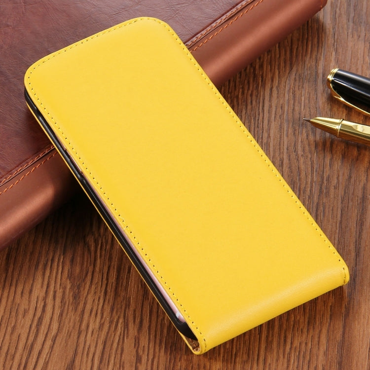 For  iPhone 8 & 7  Vertical Flip Genuine Split Leather Case