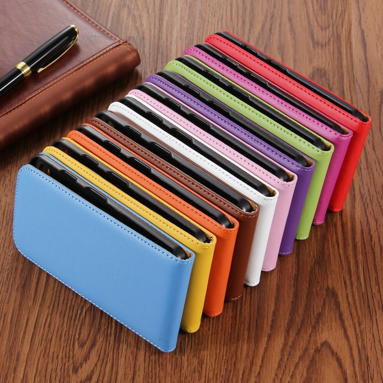 For  iPhone 8 & 7  Vertical Flip Genuine Split Leather Case
