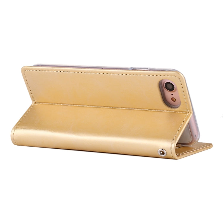 GOOSPERY BLUE MOON for  iPhone 8 & 7  Crazy Horse Texture Horizontal Flip Leather Case with Card Slots & Wallet & Holder