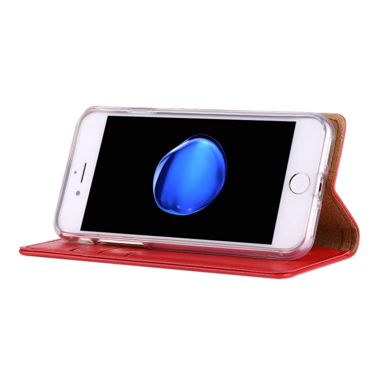 GOOSPERY BLUE MOON for  iPhone 8 & 7  Crazy Horse Texture Horizontal Flip Leather Case with Card Slots & Wallet & Holder