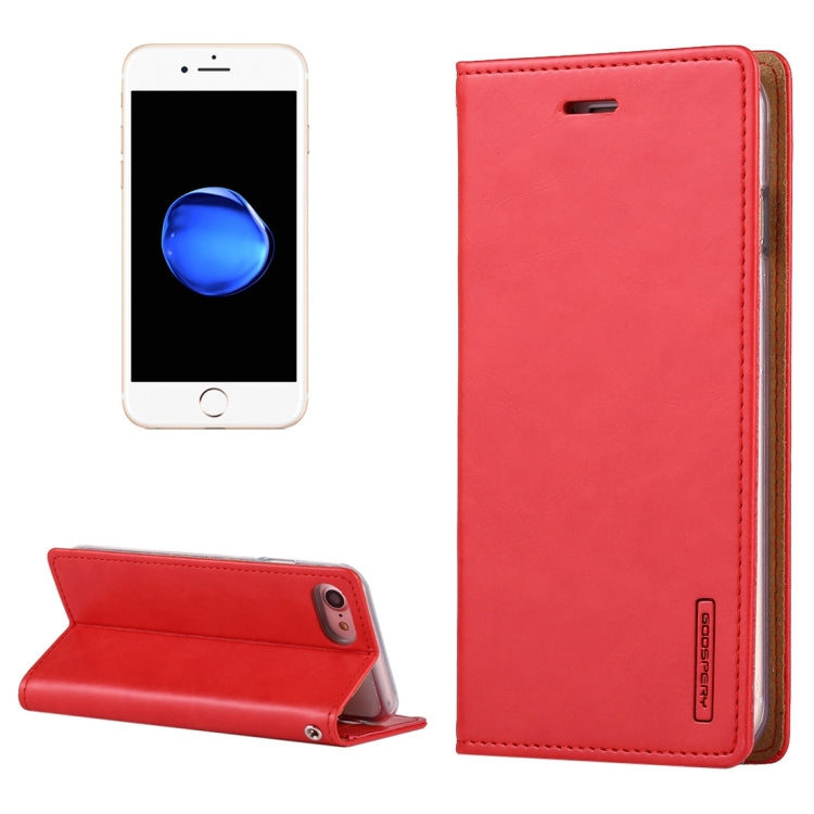 GOOSPERY BLUE MOON for  iPhone 8 & 7  Crazy Horse Texture Horizontal Flip Leather Case with Card Slots & Wallet & Holder