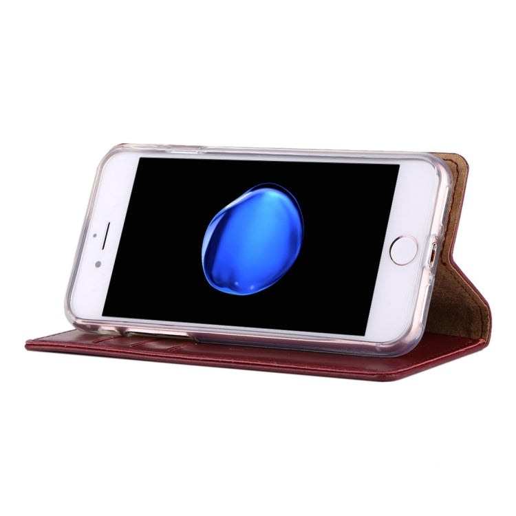 GOOSPERY BLUE MOON for  iPhone 8 & 7  Crazy Horse Texture Horizontal Flip Leather Case with Card Slots & Wallet & Holder
