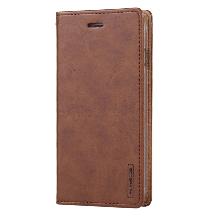 GOOSPERY BLUE MOON for  iPhone 8 & 7  Crazy Horse Texture Horizontal Flip Leather Case with Card Slots & Wallet & Holder