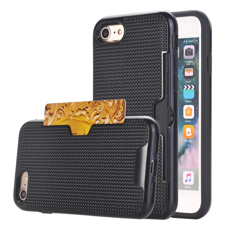 For  iPhone 8 & 7  Dream Network Dropproof Protective Back Cover Case with Card Slots