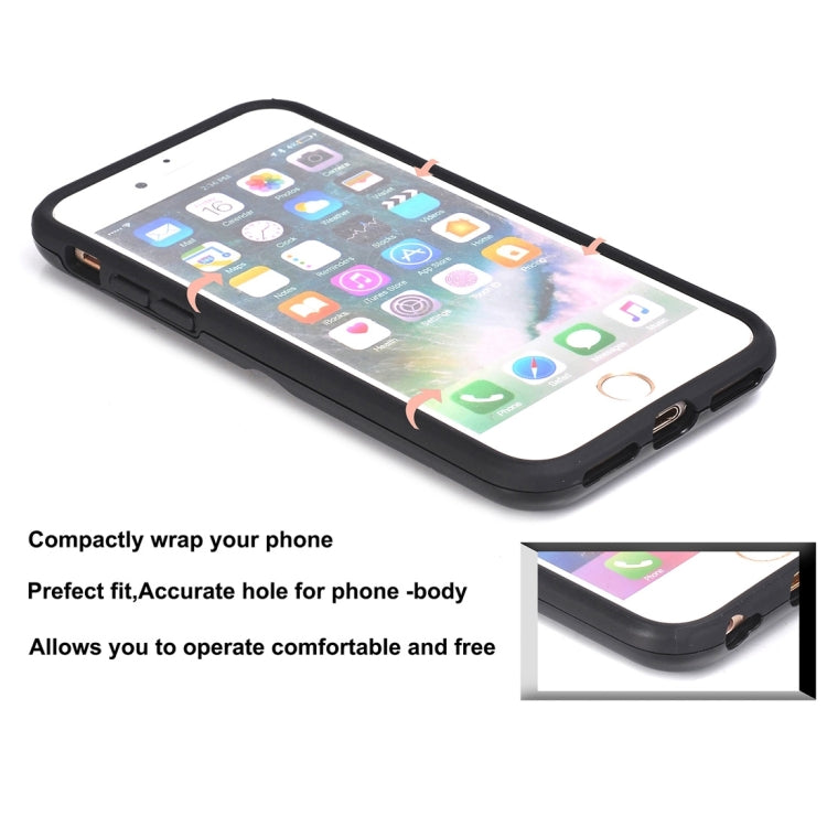 For  iPhone 8 & 7  Dream Network Dropproof Protective Back Cover Case with Card Slots