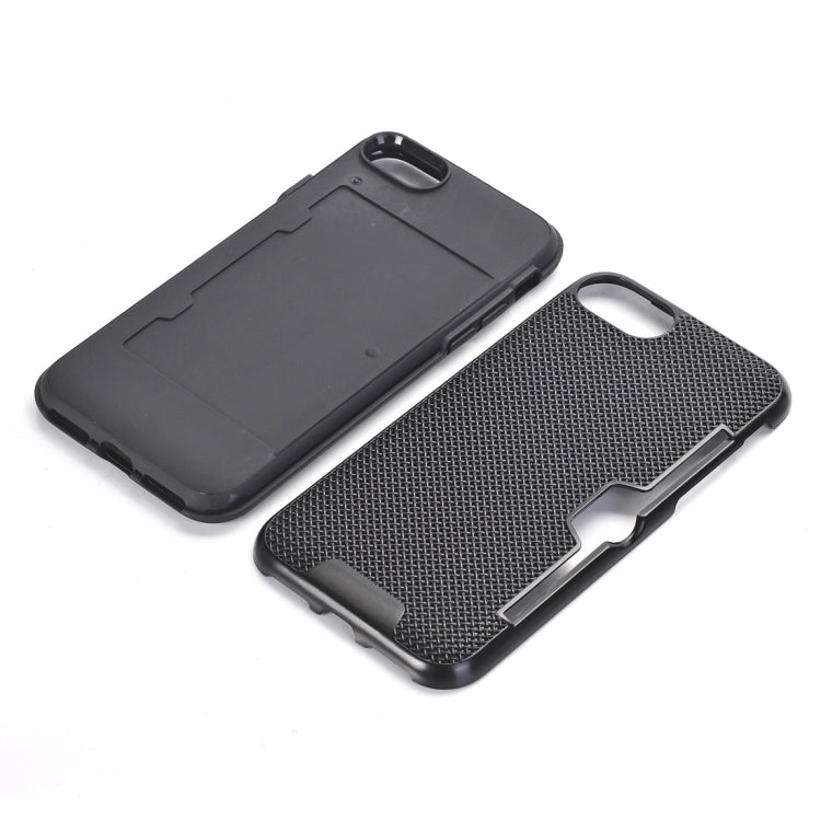 For  iPhone 8 & 7  Dream Network Dropproof Protective Back Cover Case with Card Slots