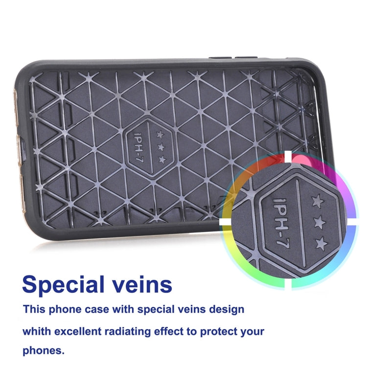For  iPhone 8 & 7  Dream Network Dropproof Protective Back Cover Case with Card Slots