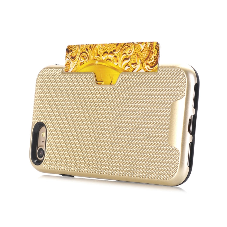 For  iPhone 8 & 7  Dream Network Dropproof Protective Back Cover Case with Card Slots