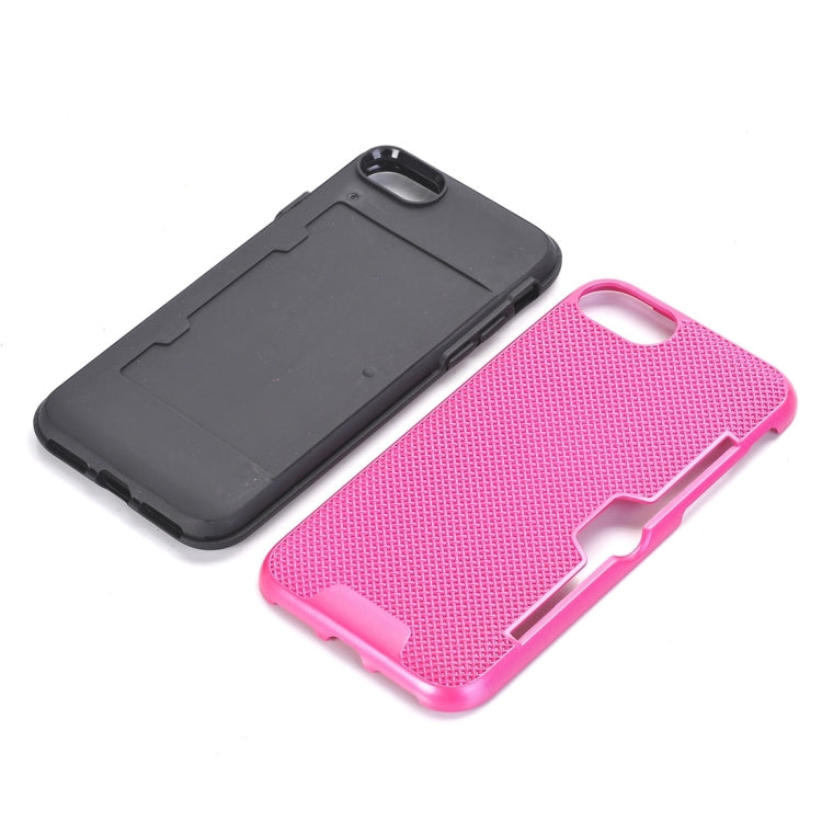 For  iPhone 8 & 7  Dream Network Dropproof Protective Back Cover Case with Card Slots