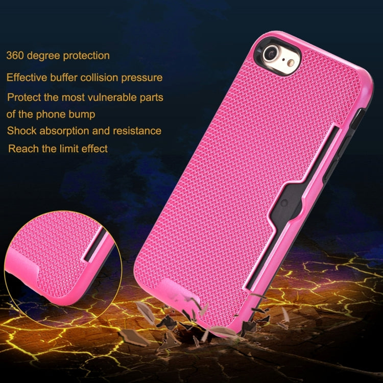 For  iPhone 8 & 7  Dream Network Dropproof Protective Back Cover Case with Card Slots