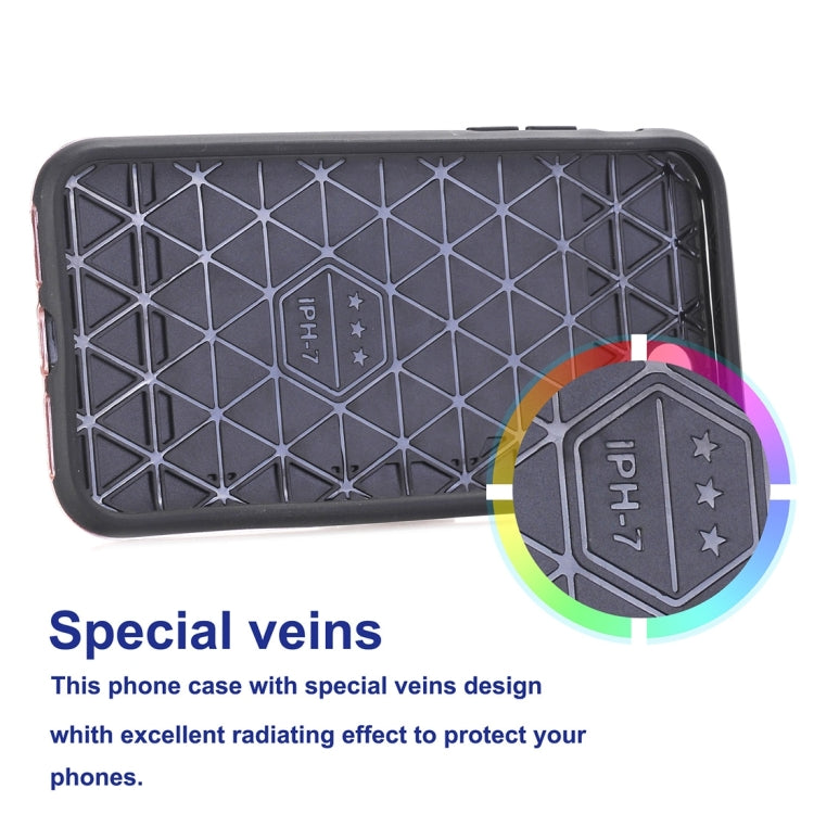 For  iPhone 8 & 7  Dream Network Dropproof Protective Back Cover Case with Card Slots