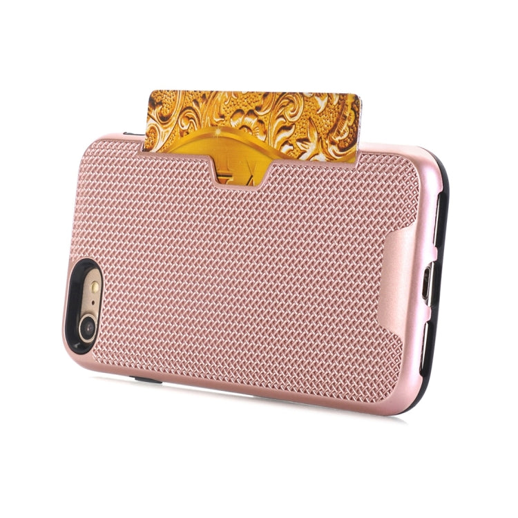For  iPhone 8 & 7  Dream Network Dropproof Protective Back Cover Case with Card Slots