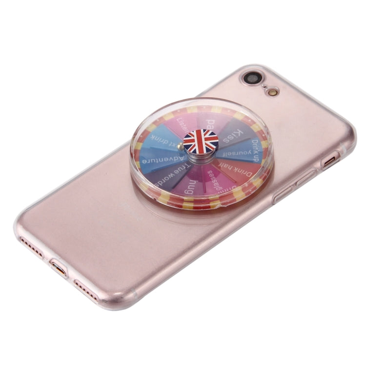 For  iPhone 8 & 7  TPU Lucky Turntable Protective Back Cover Case