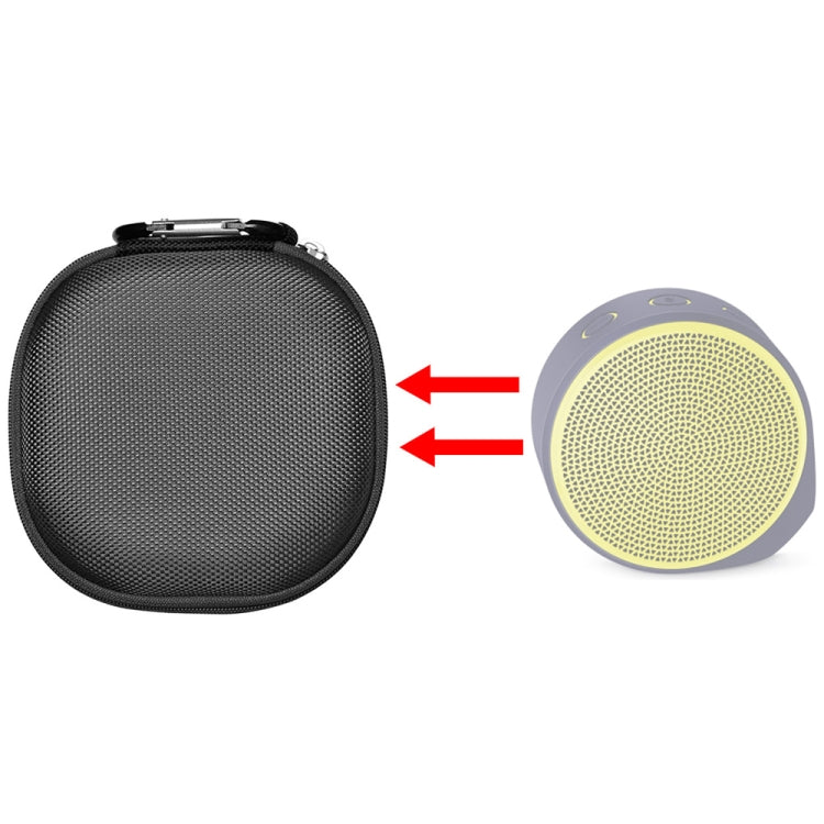 For Logitech X100 Wireless Bluetooth Speaker Nylon Protective Bag Storage Box