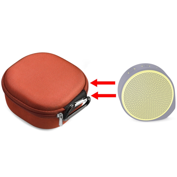 For Logitech X100 Wireless Bluetooth Speaker Nylon Protective Bag Storage Box