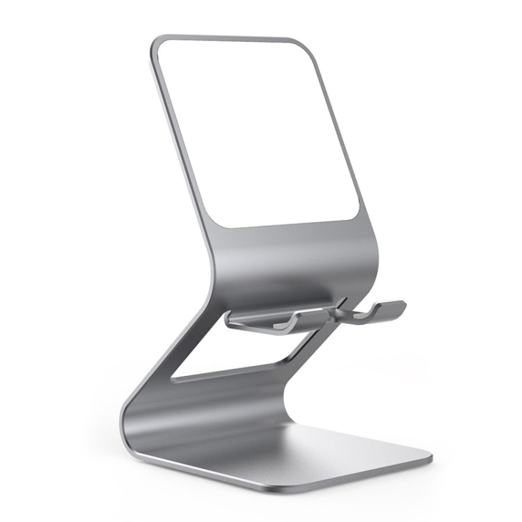 Universal Mobile Phone / Tablet PC Multifunctional Metal Desktop Stand with Makeup Mirror