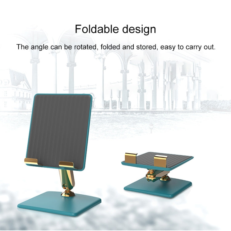 Universal Zigzag Folding Desktop Holder Bracket for Mobile Phone / Tablet (Black)