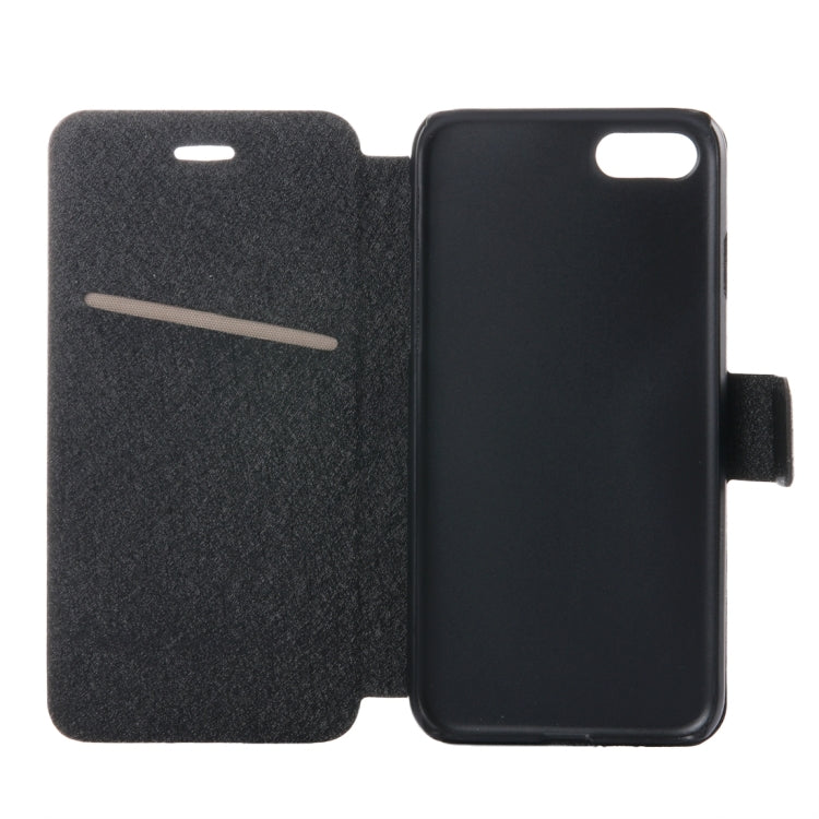 For  iPhone 8 & 7  Silk Texture Horizontal Flip Leather Case with Magnetic Buckle & Holder & Card Slots