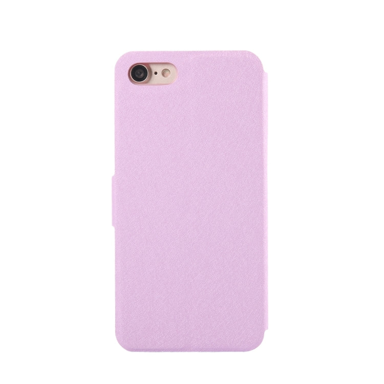 For  iPhone 8 & 7  Silk Texture Horizontal Flip Leather Case with Magnetic Buckle & Holder & Card Slots