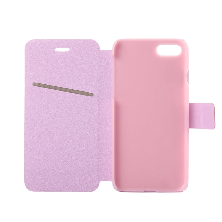 For  iPhone 8 & 7  Silk Texture Horizontal Flip Leather Case with Magnetic Buckle & Holder & Card Slots