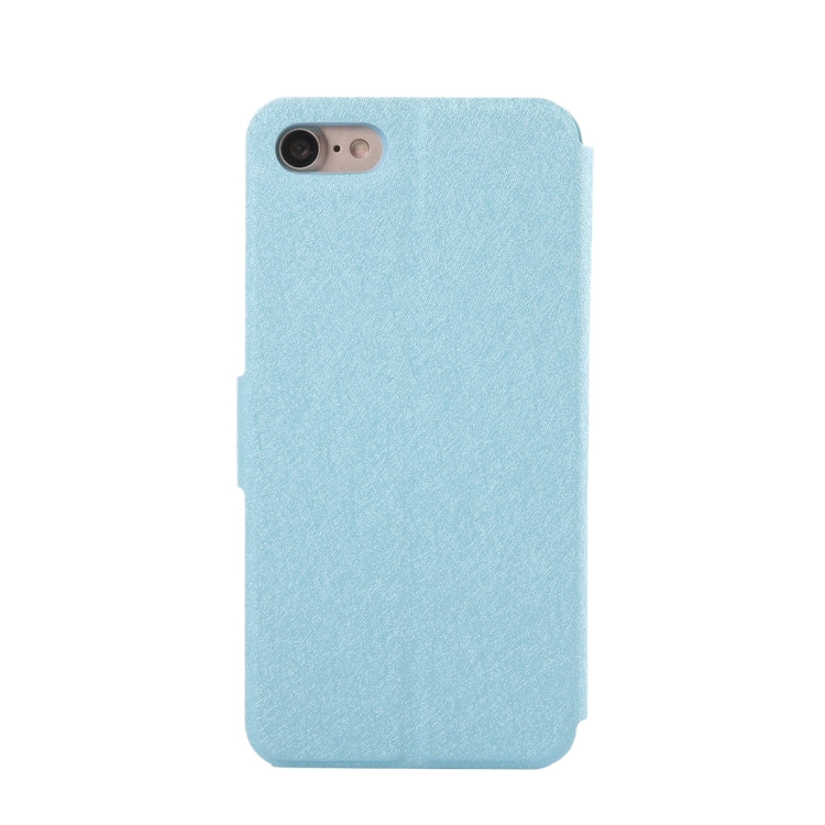 For  iPhone 8 & 7  Silk Texture Horizontal Flip Leather Case with Magnetic Buckle & Holder & Card Slots