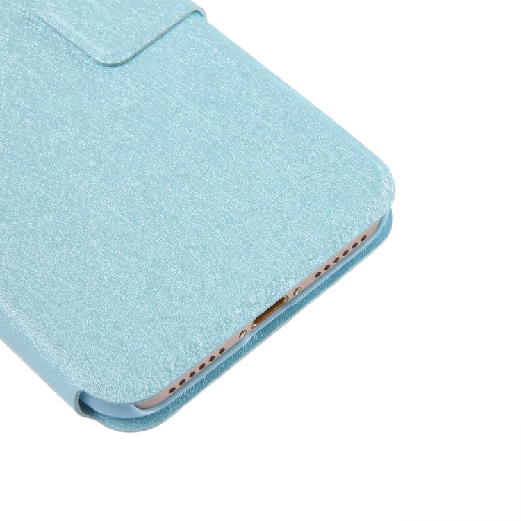 For  iPhone 8 & 7  Silk Texture Horizontal Flip Leather Case with Magnetic Buckle & Holder & Card Slots
