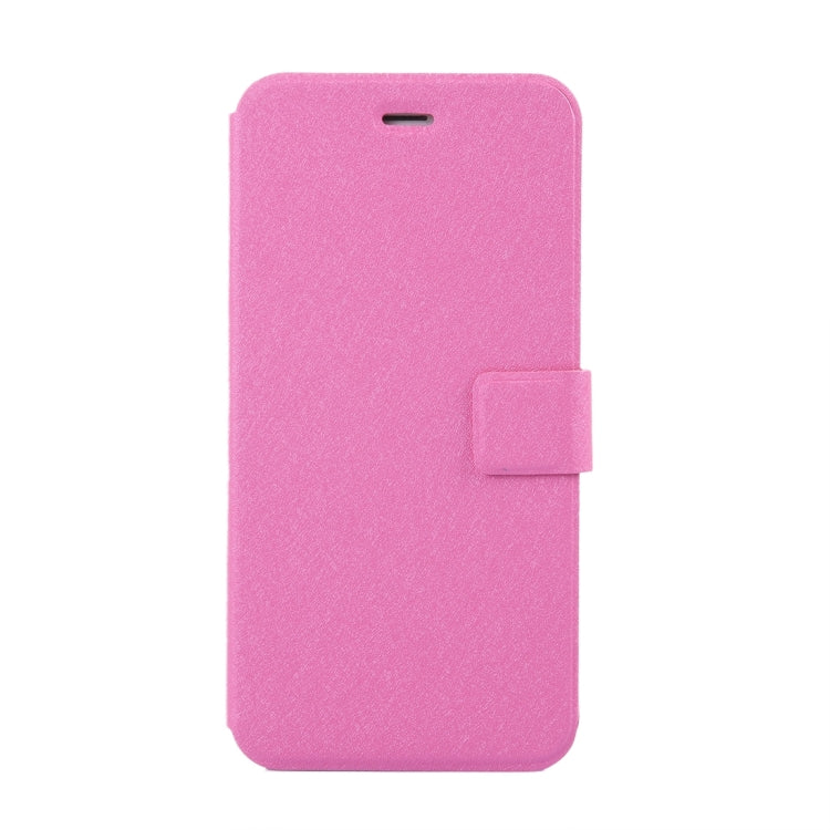 For  iPhone 8 & 7  Silk Texture Horizontal Flip Leather Case with Magnetic Buckle & Holder & Card Slots