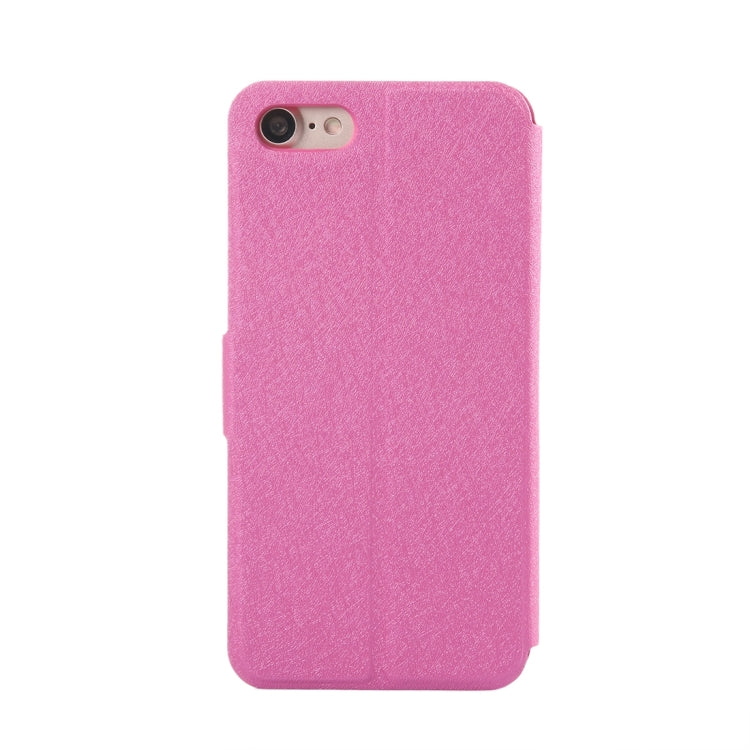 For  iPhone 8 & 7  Silk Texture Horizontal Flip Leather Case with Magnetic Buckle & Holder & Card Slots
