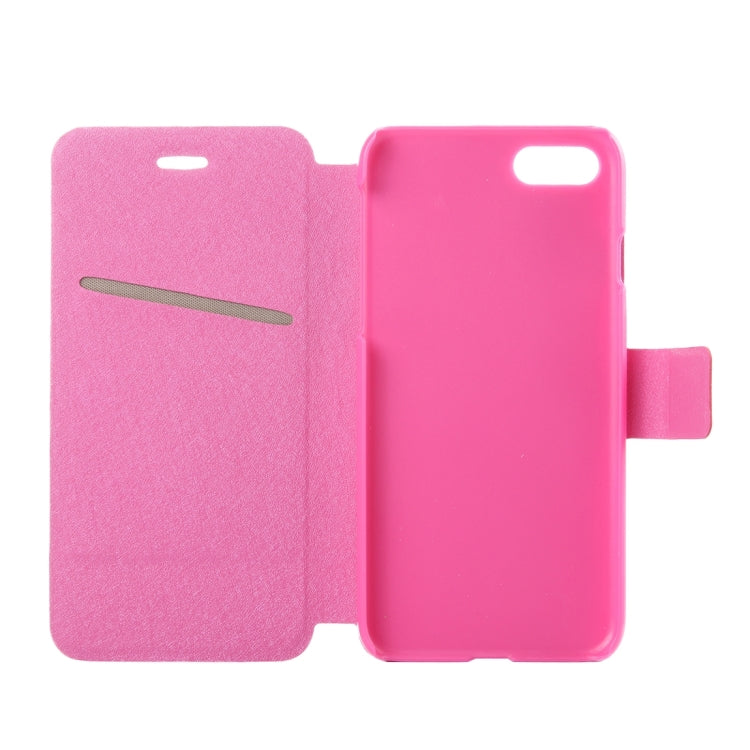 For  iPhone 8 & 7  Silk Texture Horizontal Flip Leather Case with Magnetic Buckle & Holder & Card Slots