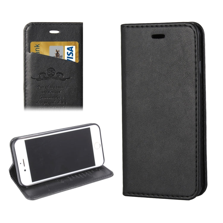 For  iPhone 8 & 7  Lambskin Texture Horizontal Flip Leather Case with Holder & Card Slots