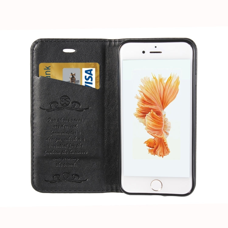 For  iPhone 8 & 7  Lambskin Texture Horizontal Flip Leather Case with Holder & Card Slots