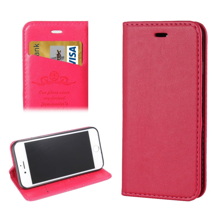 For  iPhone 8 & 7  Lambskin Texture Horizontal Flip Leather Case with Holder & Card Slots