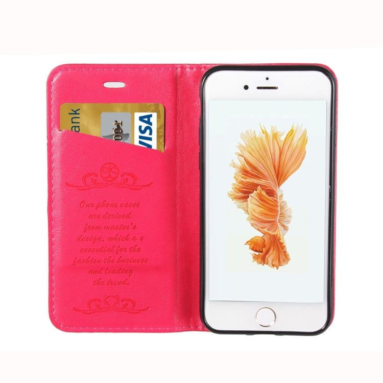 For  iPhone 8 & 7  Lambskin Texture Horizontal Flip Leather Case with Holder & Card Slots
