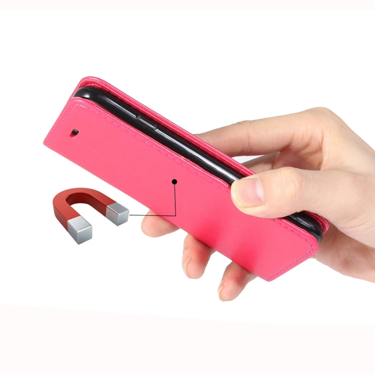 For  iPhone 8 & 7  Lambskin Texture Horizontal Flip Leather Case with Holder & Card Slots