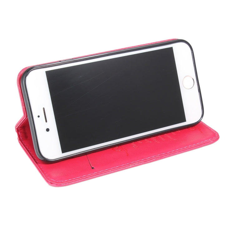 For  iPhone 8 & 7  Lambskin Texture Horizontal Flip Leather Case with Holder & Card Slots