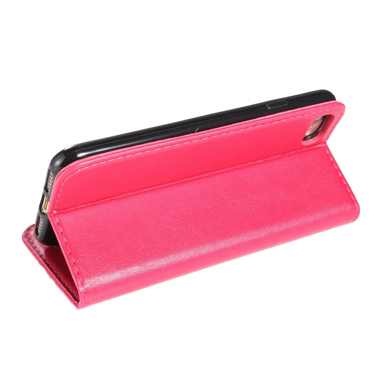 For  iPhone 8 & 7  Lambskin Texture Horizontal Flip Leather Case with Holder & Card Slots