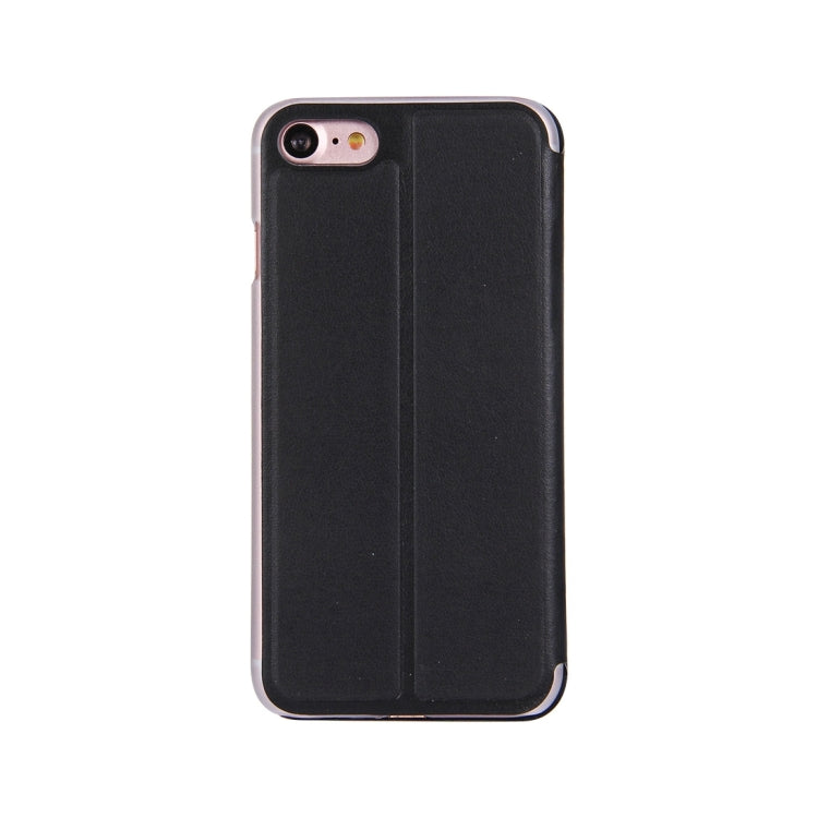 For  iPhone 8 & 7  Horizontal Flip Leather Case with Call Display ID & Holder
