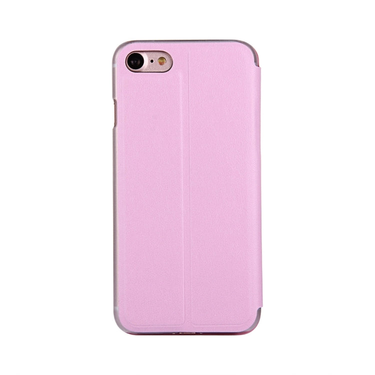 For  iPhone 8 & 7  Horizontal Flip Leather Case with Call Display ID & Holder