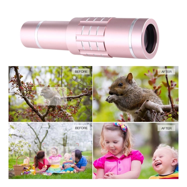 Universal 18X Magnification Lens Mobile Phone 3 in 1 Telescope + Tripod Mount + Mobile Phone Clip