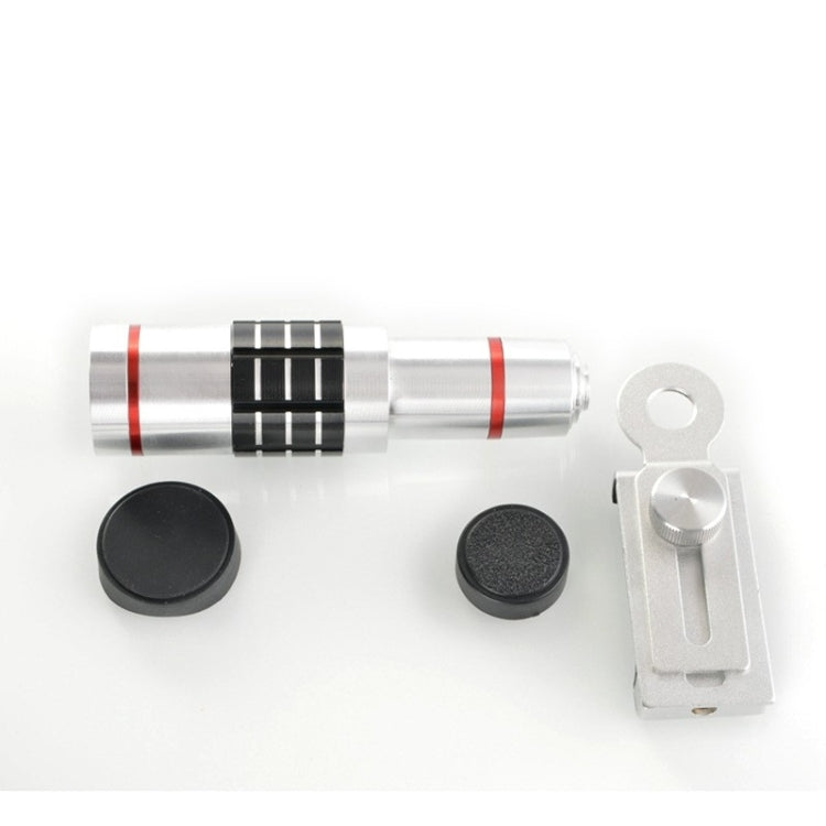 Universal 18X Magnification Lens Mobile Phone 3 in 1 Telescope + Tripod Mount + Mobile Phone Clip
