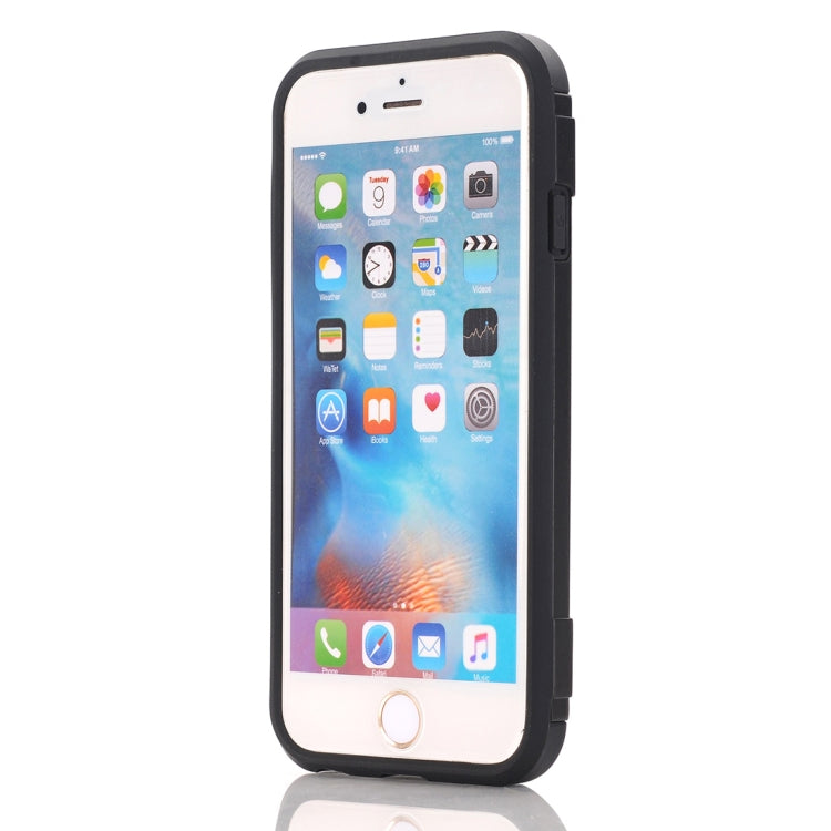 For iPhone SE 2020 & 8 & 7 TPU + PC Shockproof Protective Back Cover Case with Holder & Card Slots