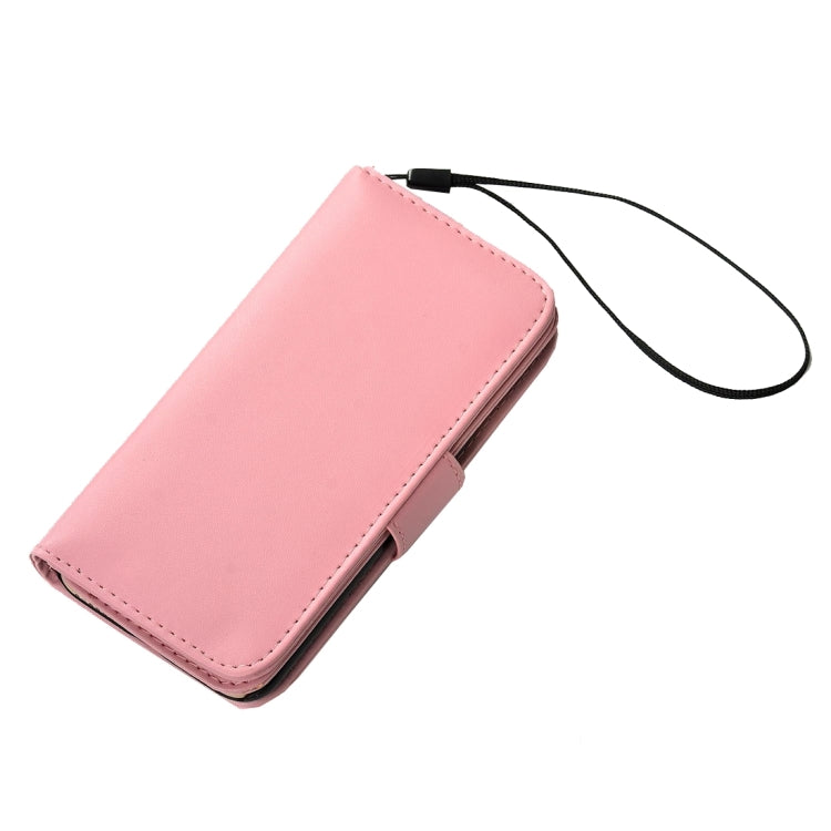 For  iPhone 8 & 7  Plain Weave Texture Horizontal Flip Leather Case with 2 Pages of Card Slots & Wallet & Photo Frame & Lanyard