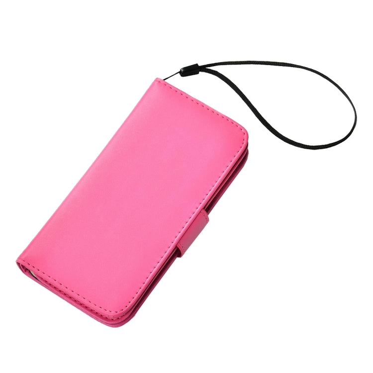 For  iPhone 8 & 7  Plain Weave Texture Horizontal Flip Leather Case with 2 Pages of Card Slots & Wallet & Photo Frame & Lanyard
