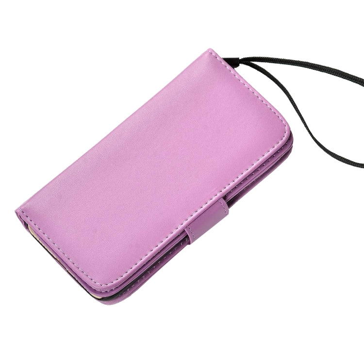 For  iPhone 8 & 7  Plain Weave Texture Horizontal Flip Leather Case with 2 Pages of Card Slots & Wallet & Photo Frame & Lanyard