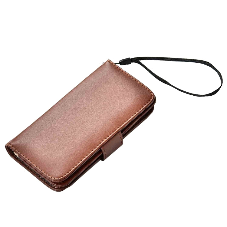 For  iPhone 8 & 7  Plain Weave Texture Horizontal Flip Leather Case with 2 Pages of Card Slots & Wallet & Photo Frame & Lanyard