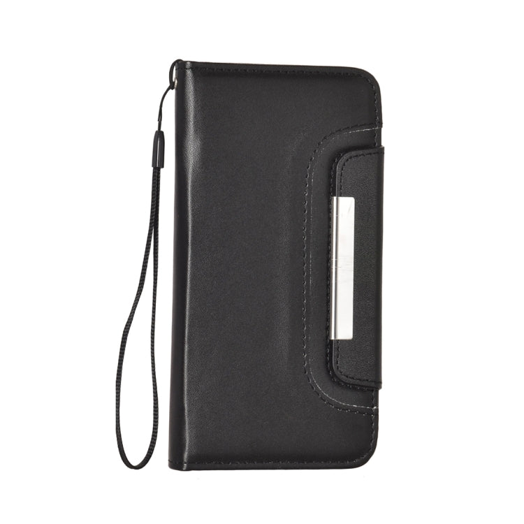 For  iPhone 8 & 7  Detachable Plain Weave Texture Horizontal Flip PU Leather Case with Card Slots & Wallet & Photo Frame
