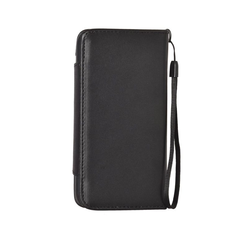 For  iPhone 8 & 7  Detachable Plain Weave Texture Horizontal Flip PU Leather Case with Card Slots & Wallet & Photo Frame